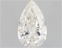 Natural Diamond 1.01 Carats, Pear with  Cut, J Color, SI2 Clarity and Certified by GIA