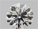 Natural Diamond 0.40 Carats, Round with Excellent Cut, I Color, VS2 Clarity and Certified by GIA