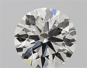 Picture of Natural Diamond 0.40 Carats, Round with Excellent Cut, I Color, VS2 Clarity and Certified by GIA