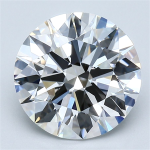 Picture of Natural Diamond 4.41 Carats, Round with Excellent Cut, F Color, VS1 Clarity and Certified by GIA