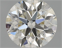 Natural Diamond 0.40 Carats, Round with Excellent Cut, H Color, VS2 Clarity and Certified by IGI