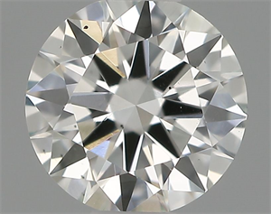 Picture of Natural Diamond 0.40 Carats, Round with Excellent Cut, F Color, VS2 Clarity and Certified by IGI