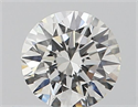 Natural Diamond 0.42 Carats, Round with Excellent Cut, F Color, VS1 Clarity and Certified by GIA