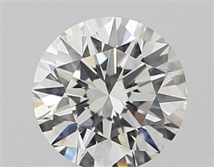 Picture of Natural Diamond 0.42 Carats, Round with Excellent Cut, F Color, VS1 Clarity and Certified by GIA