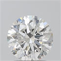 Natural Diamond 1.70 Carats, Round with Excellent Cut, F Color, SI1 Clarity and Certified by GIA