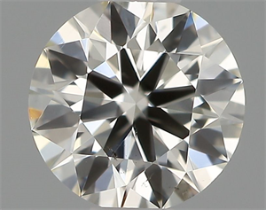 Picture of Natural Diamond 0.40 Carats, Round with Excellent Cut, I Color, VS2 Clarity and Certified by IGI