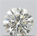 Natural Diamond 0.40 Carats, Round with Excellent Cut, K Color, VS1 Clarity and Certified by IGI