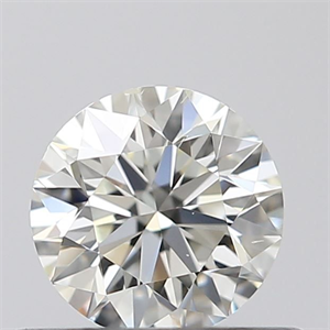 Picture of Natural Diamond 0.43 Carats, Round with Excellent Cut, J Color, SI1 Clarity and Certified by GIA