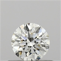 Natural Diamond 0.40 Carats, Round with Excellent Cut, I Color, VS1 Clarity and Certified by GIA