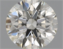 Natural Diamond 0.50 Carats, Round with Excellent Cut, H Color, SI2 Clarity and Certified by IGI