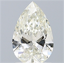 Natural Diamond 1.00 Carats, Pear with  Cut, I Color, VS1 Clarity and Certified by IGI