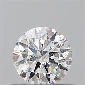 Picture of Natural Diamond 0.50 Carats, Round with Very Good Cut, G Color, I1 Clarity and Certified by GIA