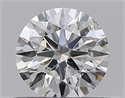 Natural Diamond 0.46 Carats, Round with Excellent Cut, F Color, I1 Clarity and Certified by GIA