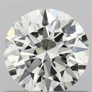 Picture of Natural Diamond 0.51 Carats, Round with Excellent Cut, I Color, VVS2 Clarity and Certified by IGI