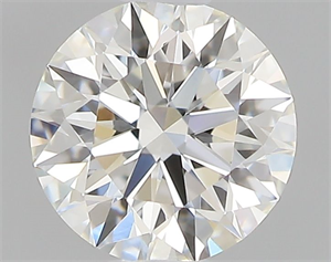 Picture of Natural Diamond 0.42 Carats, Round with Excellent Cut, H Color, VVS2 Clarity and Certified by GIA