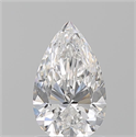 Natural Diamond 1.20 Carats, Pear with  Cut, E Color, VVS1 Clarity and Certified by GIA