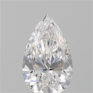 Picture of Natural Diamond 1.20 Carats, Pear with  Cut, E Color, VVS1 Clarity and Certified by GIA