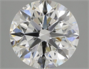 Natural Diamond 2.40 Carats, Round with Excellent Cut, H Color, SI2 Clarity and Certified by GIA