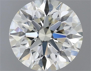 Picture of Natural Diamond 0.45 Carats, Round with Excellent Cut, J Color, VVS1 Clarity and Certified by IGI