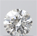 Natural Diamond 0.40 Carats, Round with Excellent Cut, H Color, SI1 Clarity and Certified by GIA