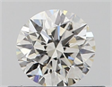 Natural Diamond 0.40 Carats, Round with Very Good Cut, H Color, VS1 Clarity and Certified by GIA