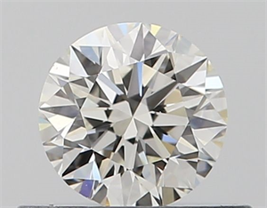 Picture of Natural Diamond 0.40 Carats, Round with Very Good Cut, H Color, VS1 Clarity and Certified by GIA