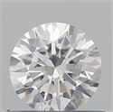 Natural Diamond 0.50 Carats, Round with Excellent Cut, G Color, I1 Clarity and Certified by GIA