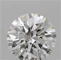 Natural Diamond 0.50 Carats, Round with Excellent Cut, G Color, I1 Clarity and Certified by GIA