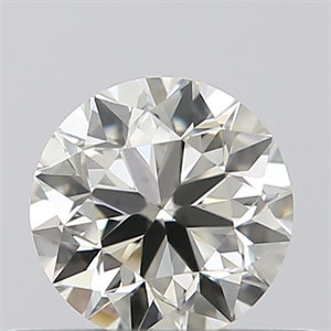 Picture of Natural Diamond 0.40 Carats, Round with Very Good Cut, K Color, VS2 Clarity and Certified by GIA