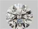 Natural Diamond 0.40 Carats, Round with Very Good Cut, J Color, SI1 Clarity and Certified by GIA