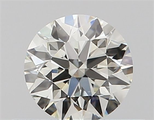 Picture of Natural Diamond 0.40 Carats, Round with Very Good Cut, J Color, SI1 Clarity and Certified by GIA