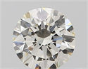 Natural Diamond 0.40 Carats, Round with Excellent Cut, J Color, VS1 Clarity and Certified by GIA