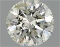 Natural Diamond 0.50 Carats, Round with Excellent Cut, H Color, I1 Clarity and Certified by IGI