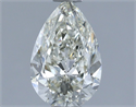 Natural Diamond 0.92 Carats, Pear with  Cut, J Color, VVS2 Clarity and Certified by IGI