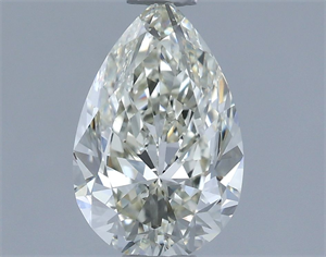 Picture of Natural Diamond 0.92 Carats, Pear with  Cut, J Color, VVS2 Clarity and Certified by IGI