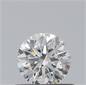 Natural Diamond 0.46 Carats, Round with Excellent Cut, E Color, I1 Clarity and Certified by GIA