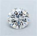 Natural Diamond 1.70 Carats, Round with Excellent Cut, I Color, VVS1 Clarity and Certified by GIA