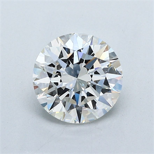 Picture of Natural Diamond 1.70 Carats, Round with Excellent Cut, I Color, VVS1 Clarity and Certified by GIA