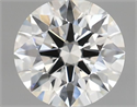 Natural Diamond 0.42 Carats, Round with Excellent Cut, I Color, VS1 Clarity and Certified by IGI