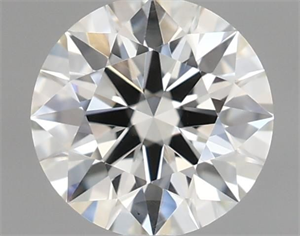 Picture of Natural Diamond 0.42 Carats, Round with Excellent Cut, I Color, VS1 Clarity and Certified by IGI