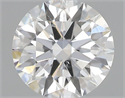 Natural Diamond 0.43 Carats, Round with Excellent Cut, E Color, SI1 Clarity and Certified by GIA