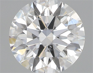 Picture of Natural Diamond 0.43 Carats, Round with Excellent Cut, E Color, SI1 Clarity and Certified by GIA