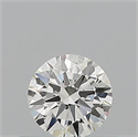 Natural Diamond 0.40 Carats, Round with Excellent Cut, H Color, VS2 Clarity and Certified by GIA