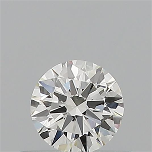 Picture of Natural Diamond 0.40 Carats, Round with Excellent Cut, H Color, VS2 Clarity and Certified by GIA