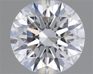 Picture of Natural Diamond 0.40 Carats, Round with Excellent Cut, H Color, VS1 Clarity and Certified by GIA