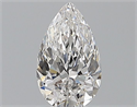 Natural Diamond 0.71 Carats, Pear with  Cut, E Color, VVS1 Clarity and Certified by GIA