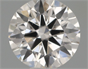 Natural Diamond 0.44 Carats, Round with Excellent Cut, I Color, VS2 Clarity and Certified by IGI