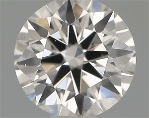 Picture of Natural Diamond 0.44 Carats, Round with Excellent Cut, I Color, VS2 Clarity and Certified by IGI