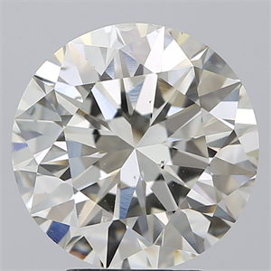 Picture of Natural Diamond 5.01 Carats, Round with Excellent Cut, J Color, SI1 Clarity and Certified by IGI