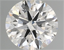 Natural Diamond 0.43 Carats, Round with Excellent Cut, I Color, VVS1 Clarity and Certified by GIA